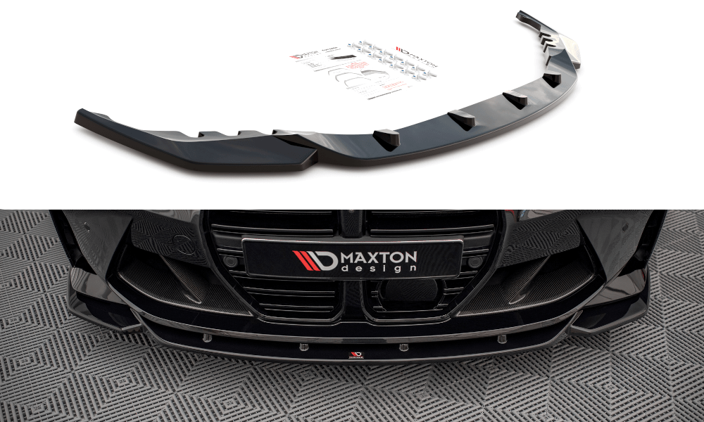 Maxton Design Front Splitter V.2 compatible with BMW M4 G82 / M3 G80