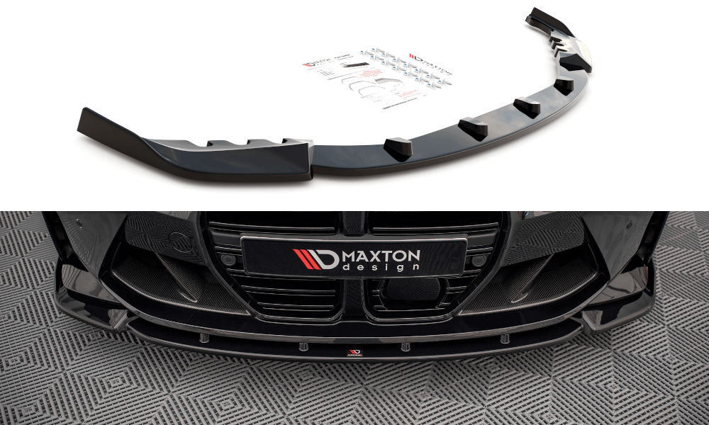 Maxton Design Front Splitter V.3 compatible with BMW M4 G82 / M3 G80