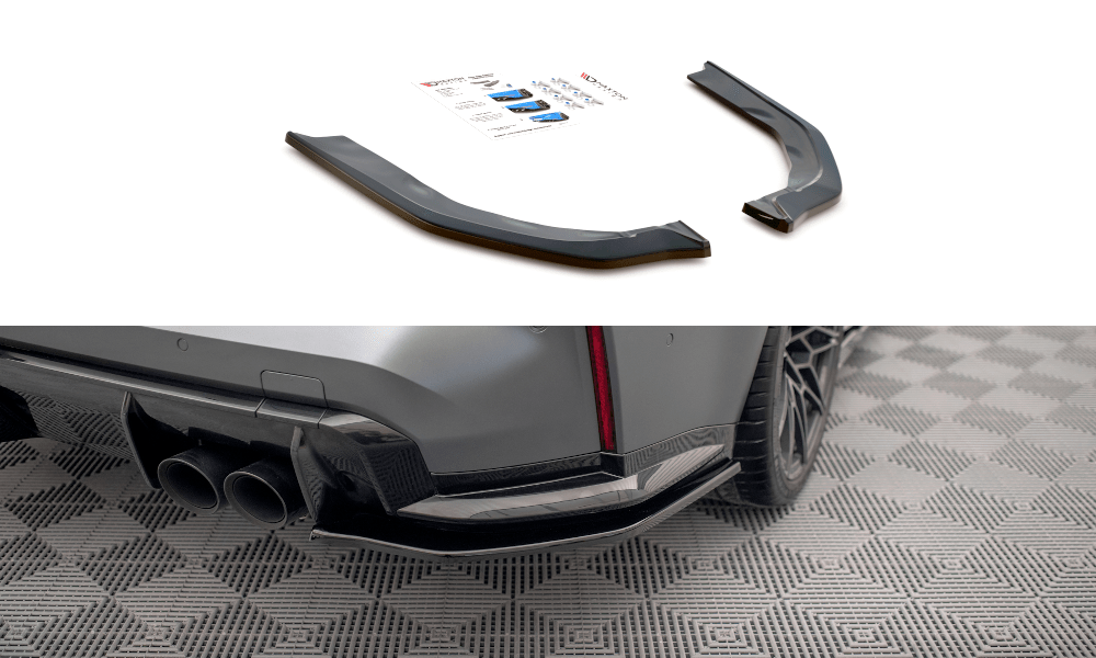Maxton Design Rear Side Splitters V.2 compatible with BMW M3 G80