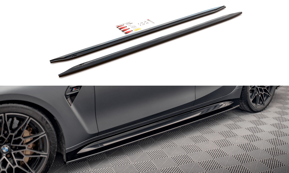 Maxton Design Side Skirts Diffusers V.1 compatible with BMW M3 G80
