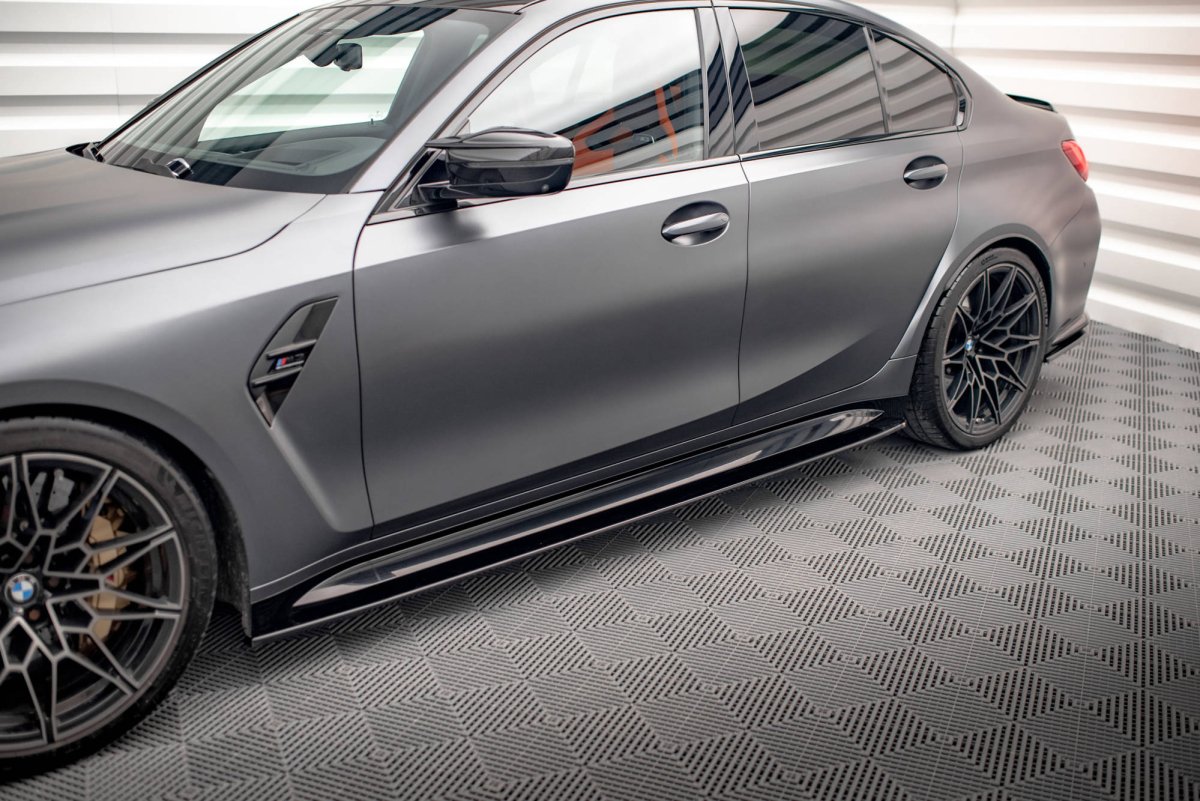 Maxton Design Side Skirts Diffusers V.1 BMW M3 G80