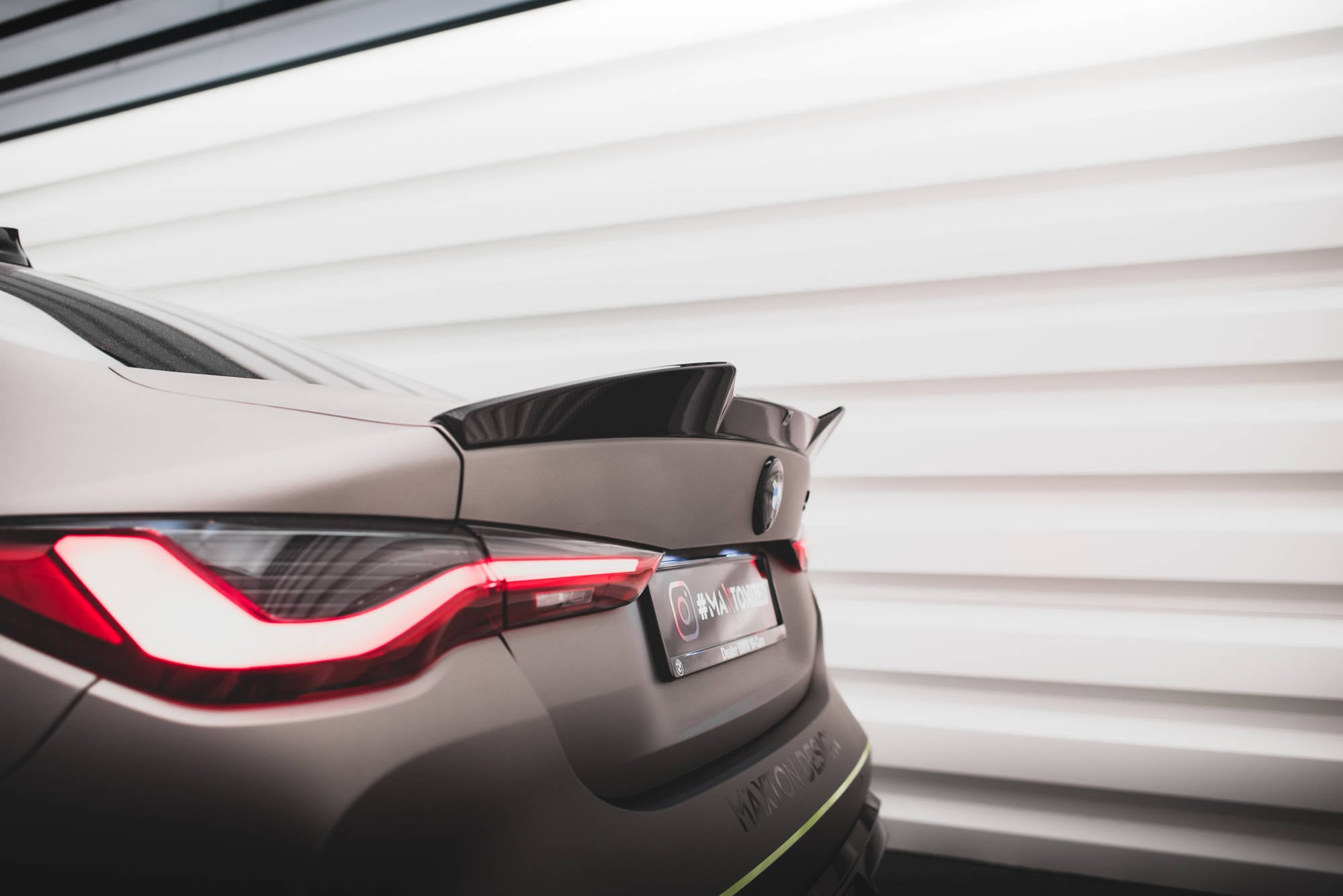 Maxton Carbon Fiber Boot Lip Spoiler BMW M4 G82 / M440i G22 / 4 M-pack G22