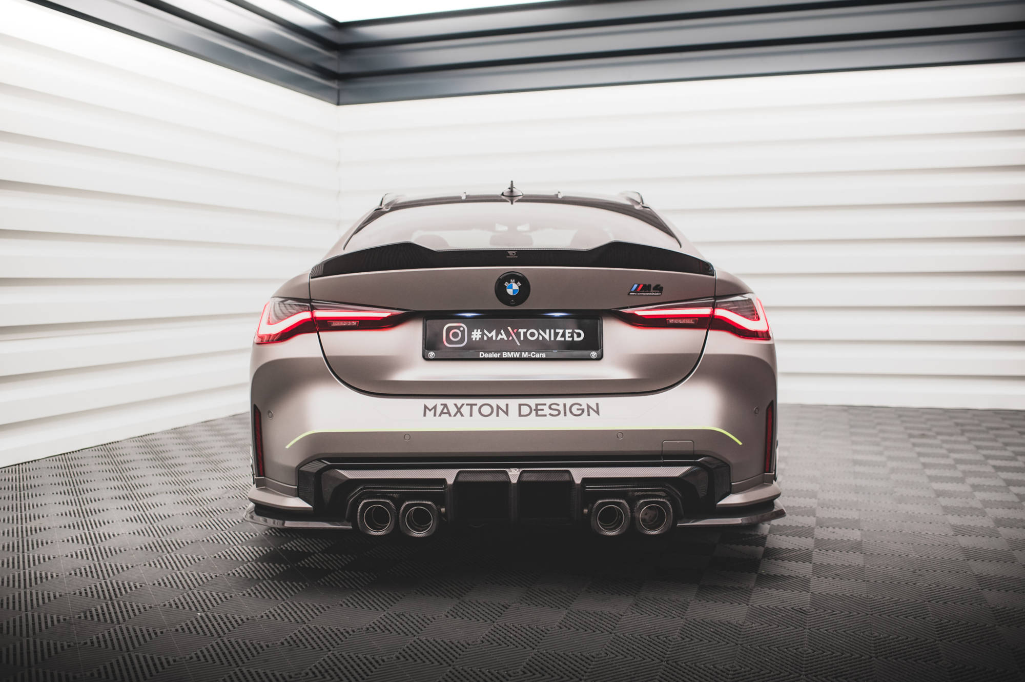 Maxton Carbon Fiber Boot Lip Spoiler BMW M4 G82 / M440i G22 / 4 M-pack G22