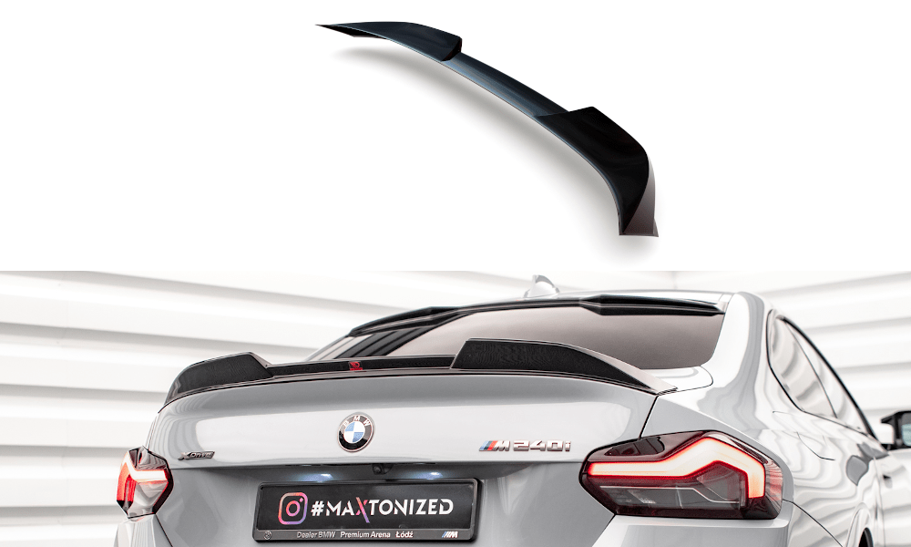 Maxton Design Spoiler Cap 3D compatible with BMW 2 Coupe G42 / M2 G87