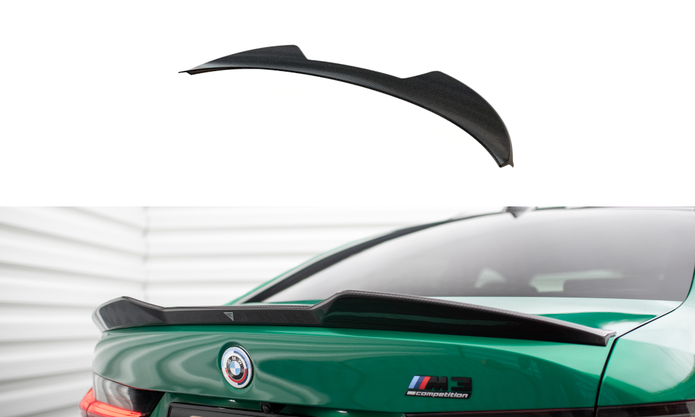 Maxton Carbon Fiber Boot Lip Spoiler BMW M3 G80 / M340i G20 / 3 M-pack / 3 Series G20