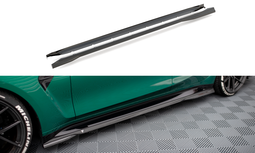 Maxton Carbon Fiber Side Skirts BMW M3 G80 G81