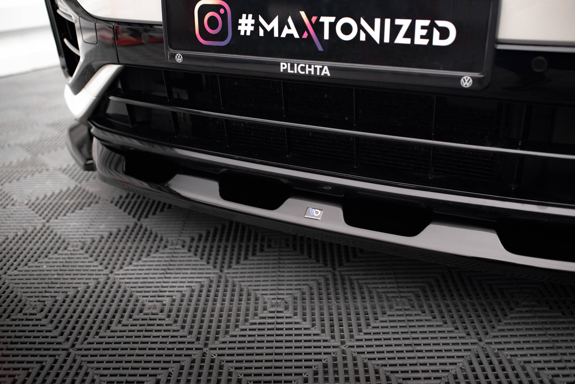 Maxton Design Front Splitter V.2 Volkswagen T-Roc R / R-Line Mk1 Facelift