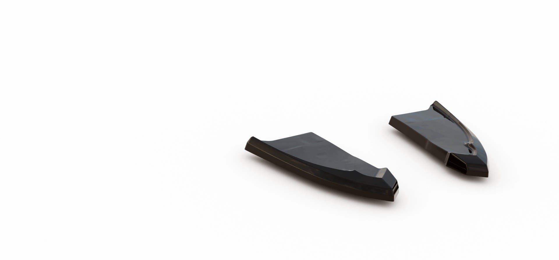 Maxton Design Rear Side Splitters Volkswagen T-Roc R / R-Line Mk1 Facelift