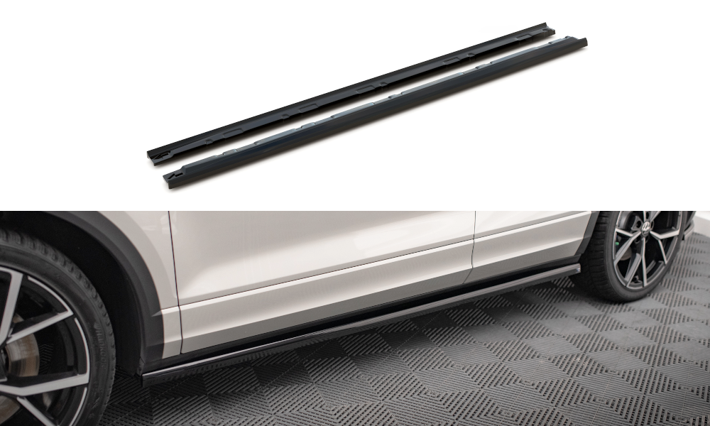 Maxton Design Side Skirts Diffusers Volkswagen T-Roc R / R-Line Mk1 Facelift