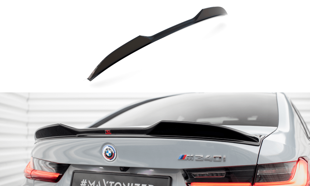 Maxton Design Spoiler Cap 3D compatible with BMW M340i / 3 M-Pack / M3 Sedan G20