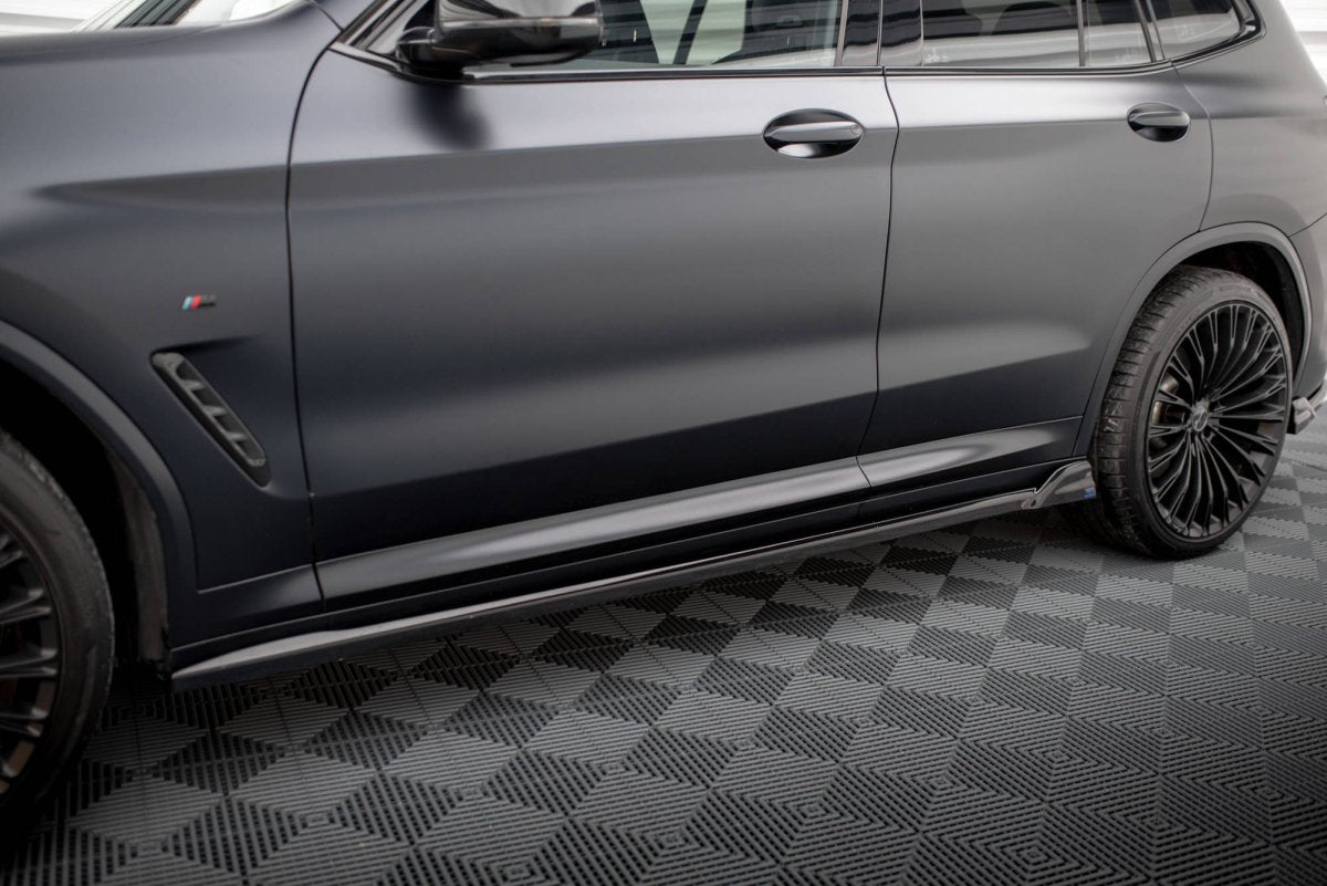 Maxton Design Side Skirts Diffusers BMW X3 M-Pack G01 Facelift