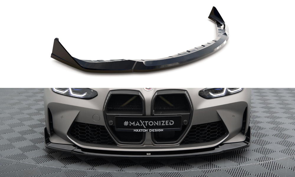 Maxton Design Front Splitter V.4 CSL Look compatible with BMW M4 G82 / M3 G80