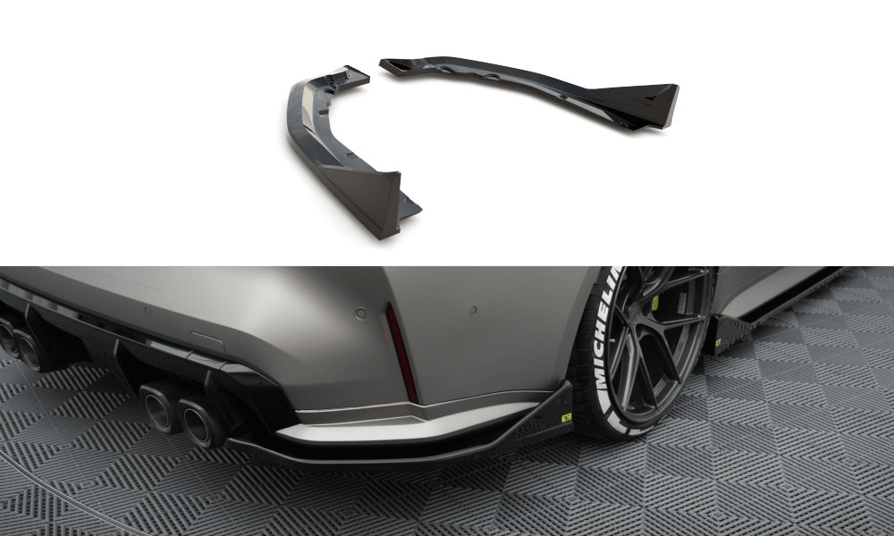 Maxton Design Rear Side Splitters V.3 CSL Look compatible with BMW M4 G82