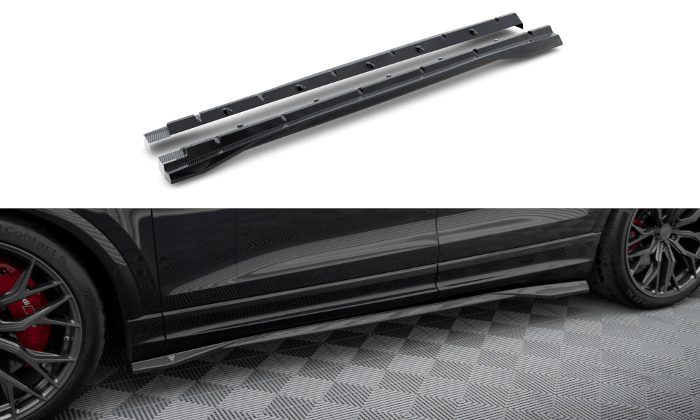 Maxton Carbon Fiber Side Skirts Audi RSQ8