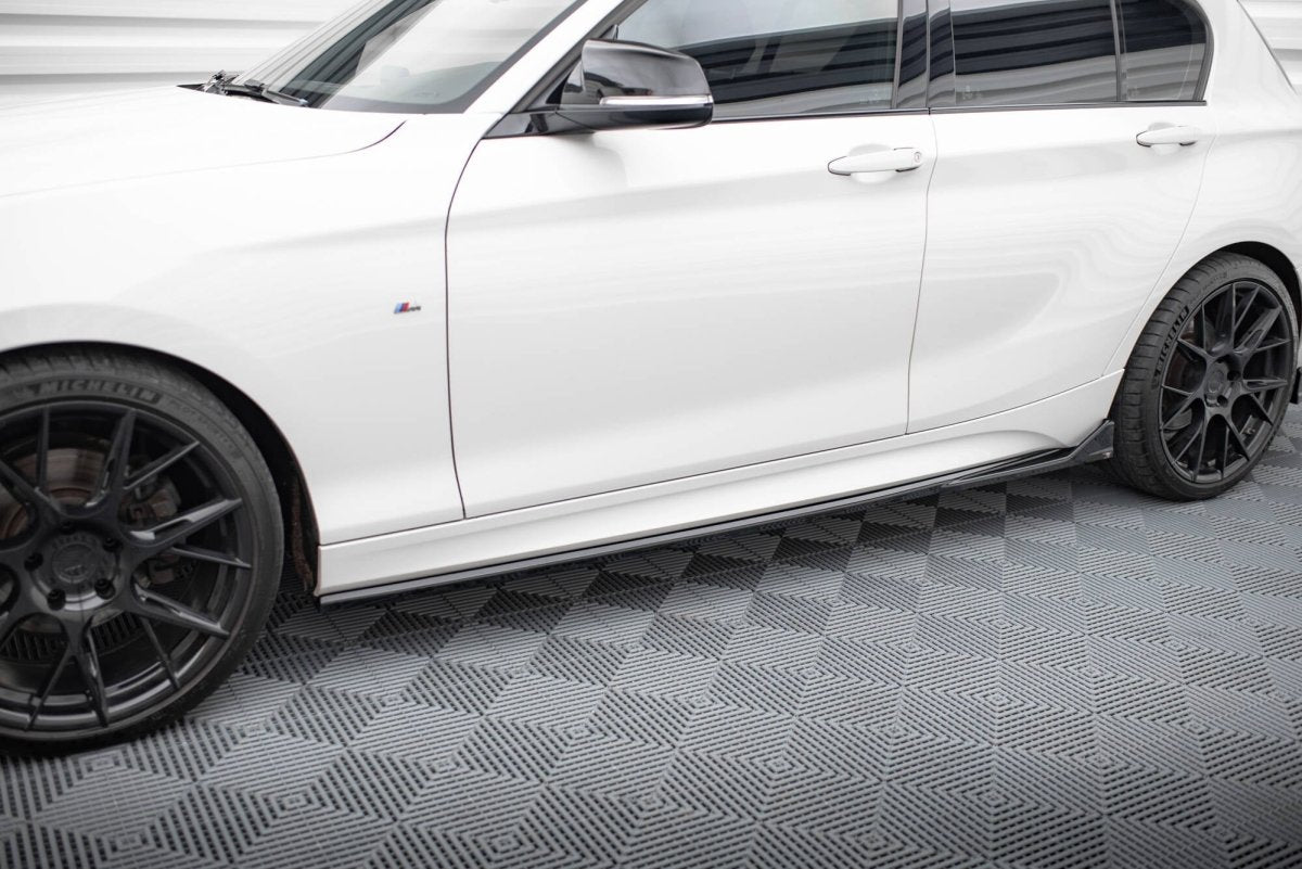 Maxton Design Side Skirts Diffusers V.3 CSL Look BMW 1 M-Pack / M140i F20 Facelift