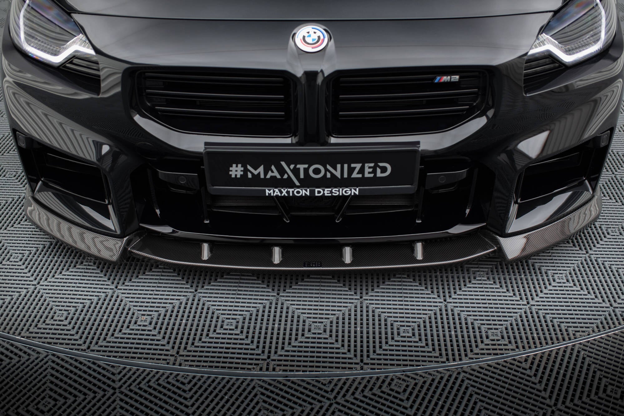 Maxton Carbon Fiber Front Splitter V2 BMW M2 G87