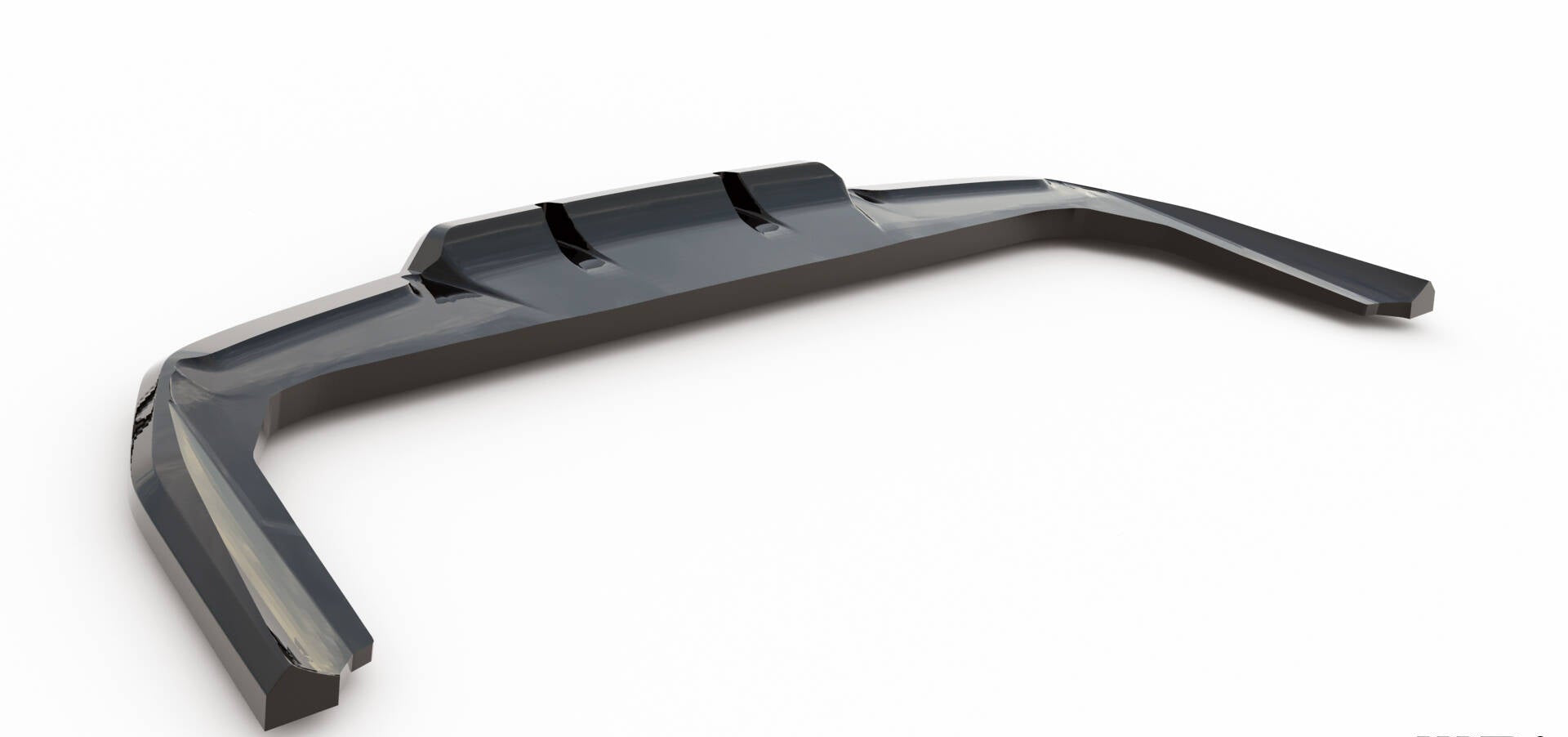 Maxton Design Rear Splitter (with vertical bars) BMW X1 M-Pack U11