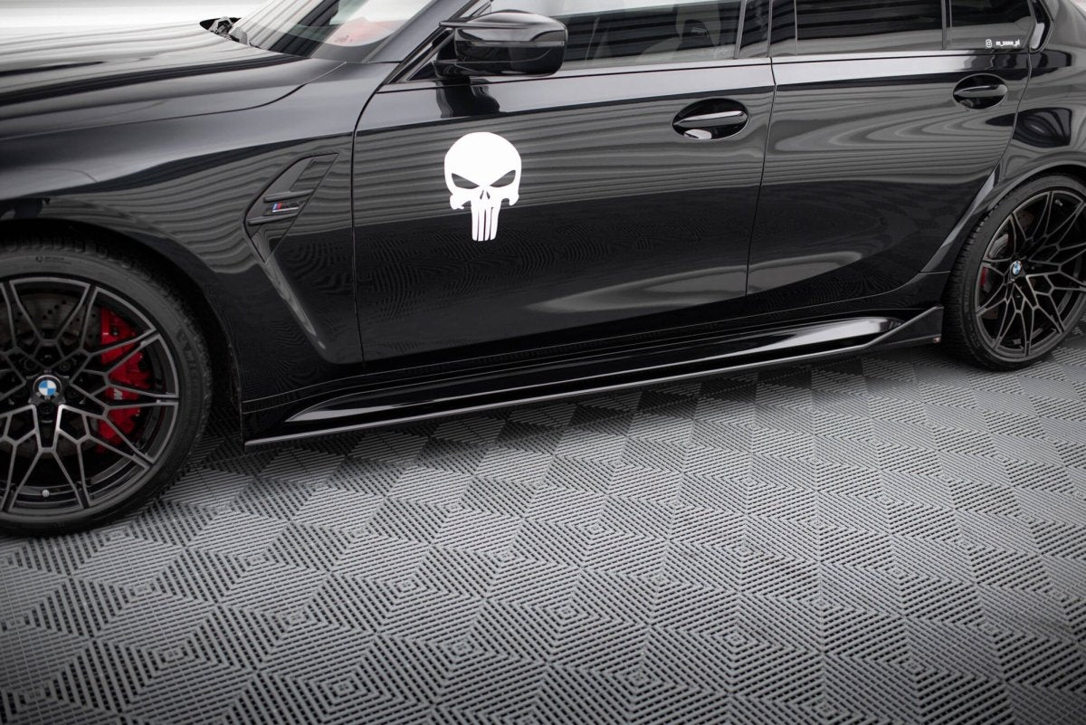 Maxton Design Side Skirts Diffusers V.3 CSL Look BMW M3 G80