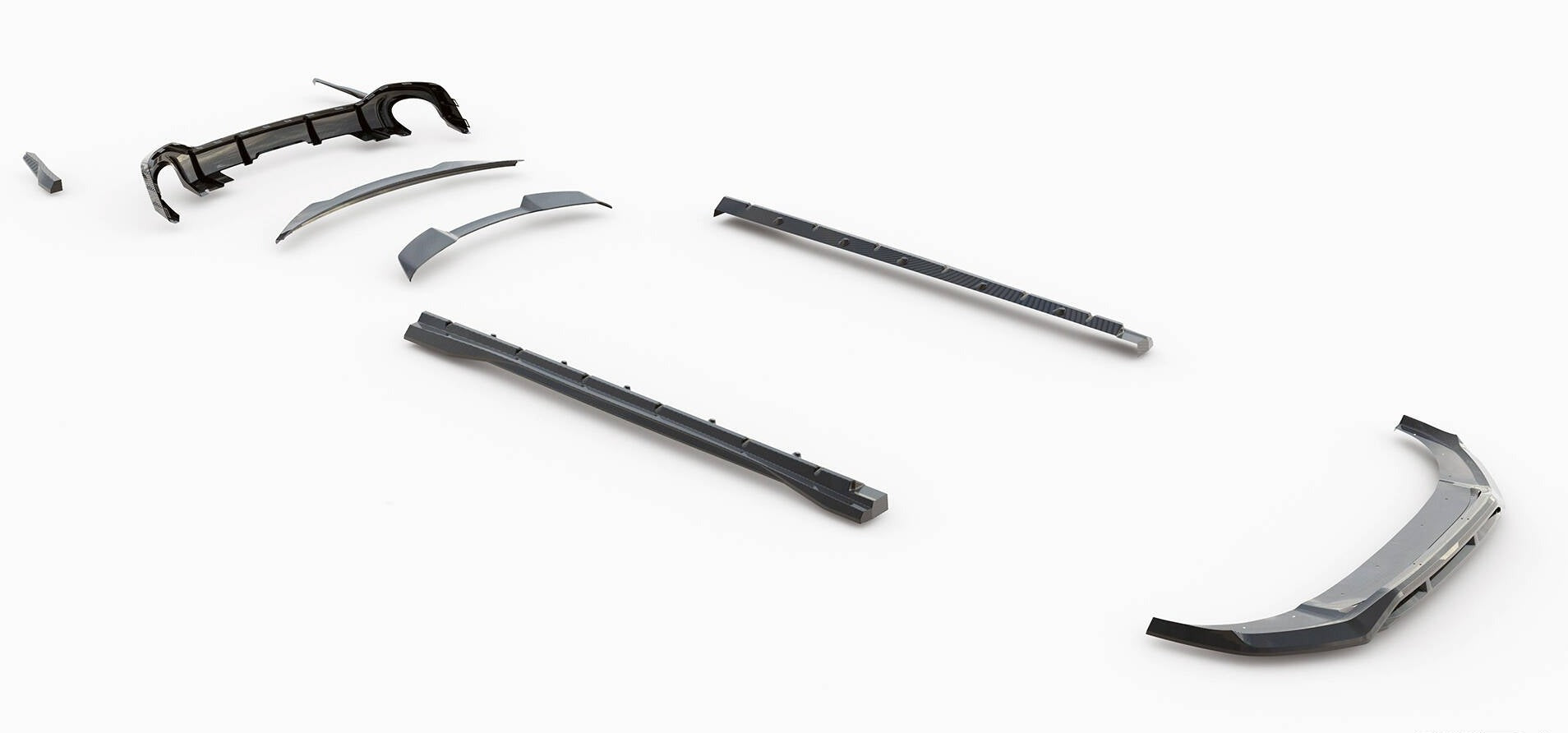 Maxton Carbon Full Set of Splitters Audi RSQ8