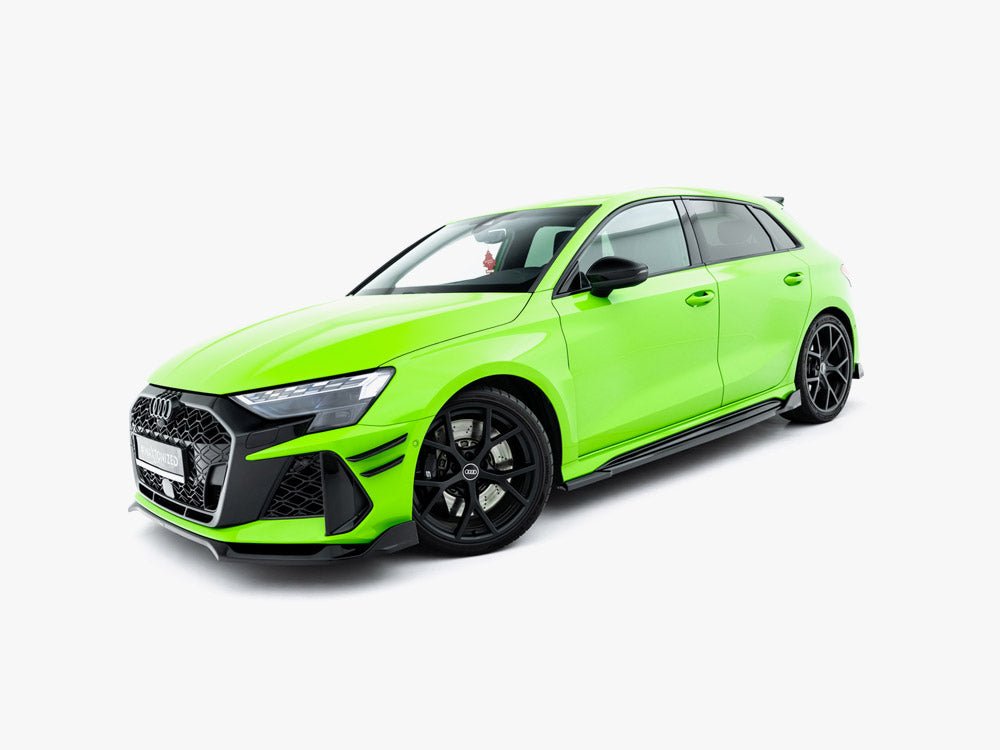 Maxton Design Side Skirts Diffusers V.2 Audi RS3 Sedan / Sportback 8Y / 8Y Facelift