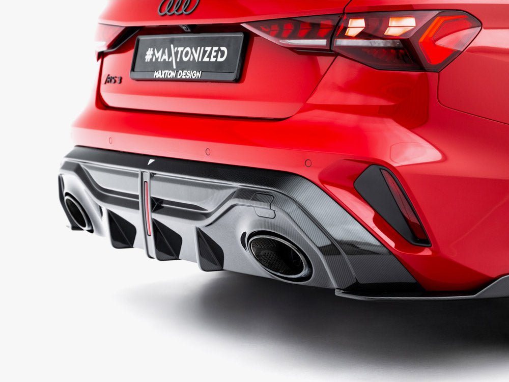 Maxton Design Set of Prepreg Carbon Splitters Audi RS3 Sedan 8Y Facelift