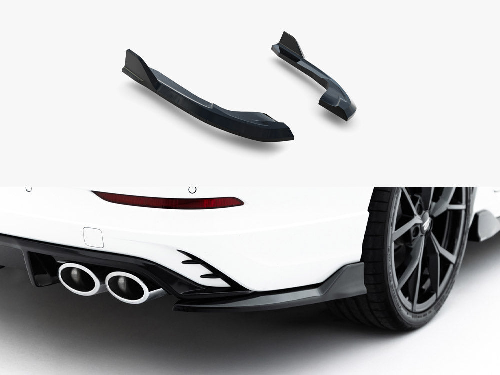 Maxton Design Rear Side Splitters V.2 Volkswagen Golf R Wagon Mk8 / Mk8 Facelift