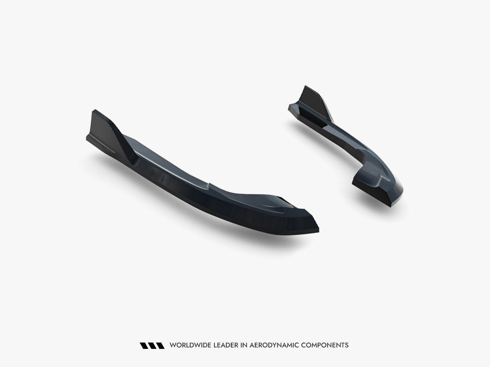 Maxton Design Rear Side Splitters V.2 Volkswagen Golf R Wagon Mk8 / Mk8 Facelift
