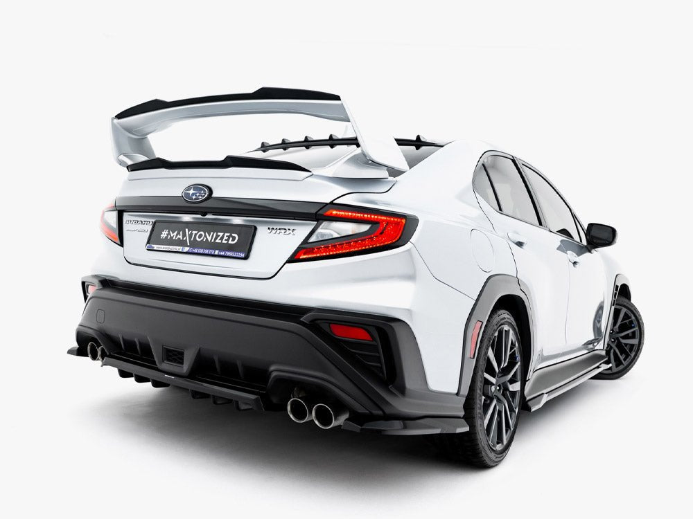 Maxton Design Rear Splitter (with vertical bars) Subaru WRX VB