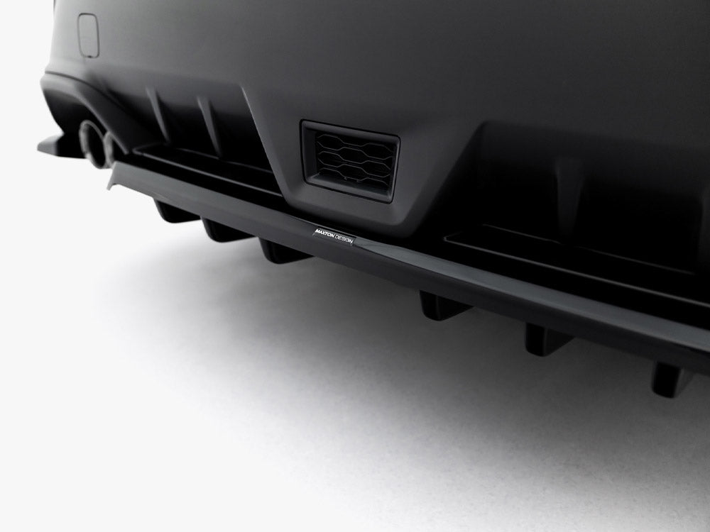 Maxton Design Rear Splitter (with vertical bars) Subaru WRX STI Mk2