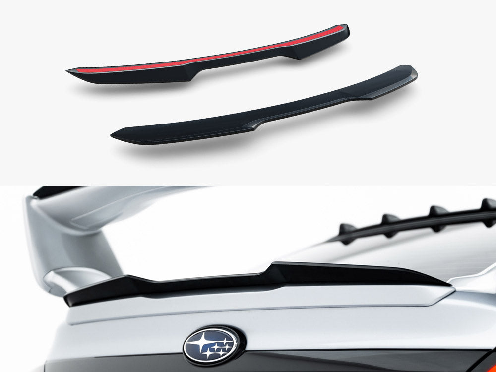 Maxton Design Bottom Spoiler Cap Subaru WRX STI Mk2