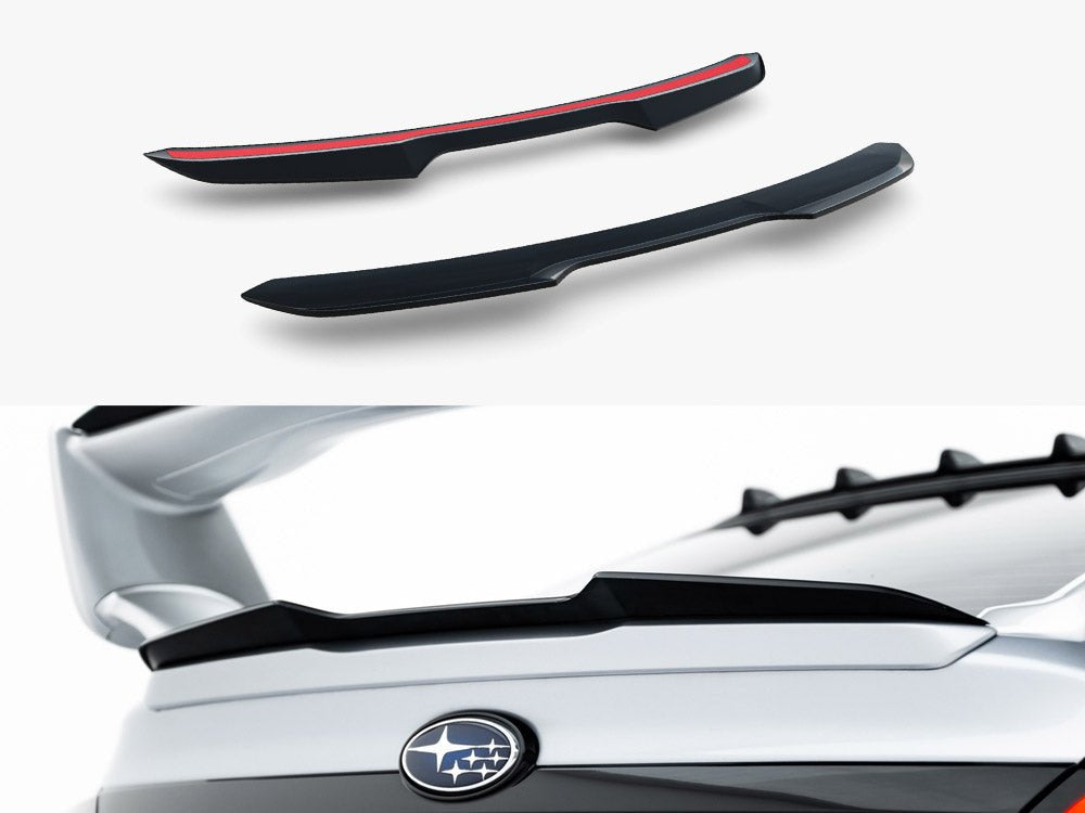 Maxton Design Bottom Spoiler Cap Subaru WRX VB