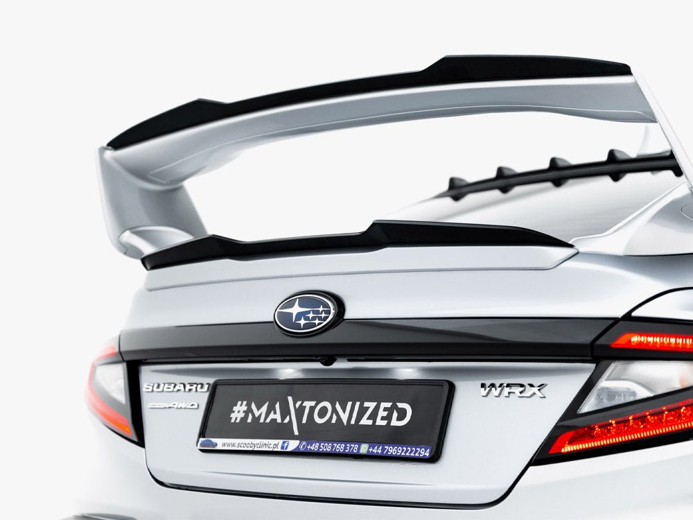 Maxton Design Bottom Spoiler Cap Subaru WRX VB
