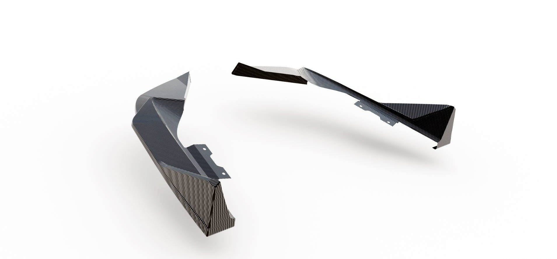 Maxton Carbon Fiber Rear Side Splitters BMW M2 G87