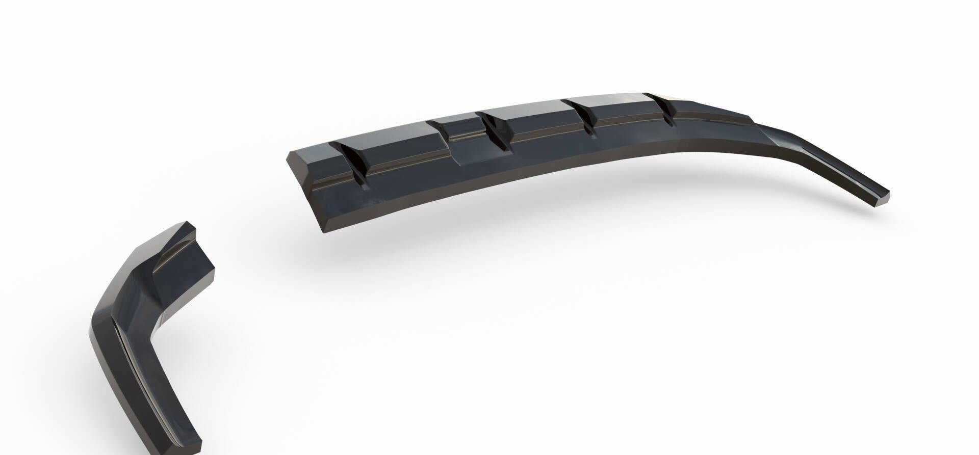 Maxton Design Rear Splitter (with vertical bars) Hyundai Kona N-Line Mk2