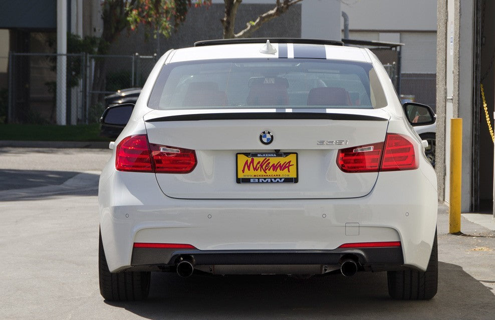 BMW 3 Series F30 – M Performance Style ABS Rear Boot Lip (Gloss Black)