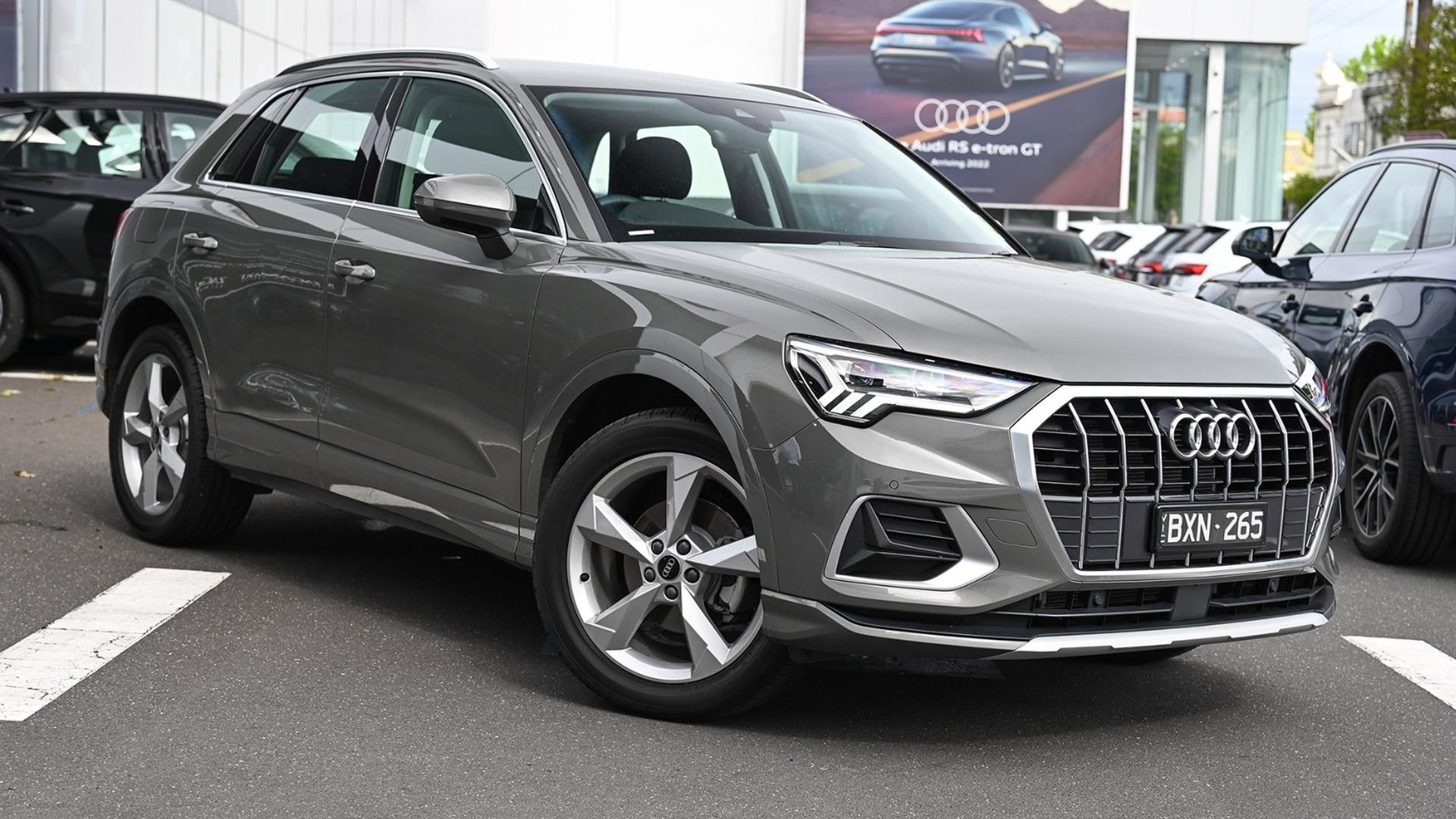 Audi Q3 2020+ (Stainless Trim) Window Visors | Weather Shields