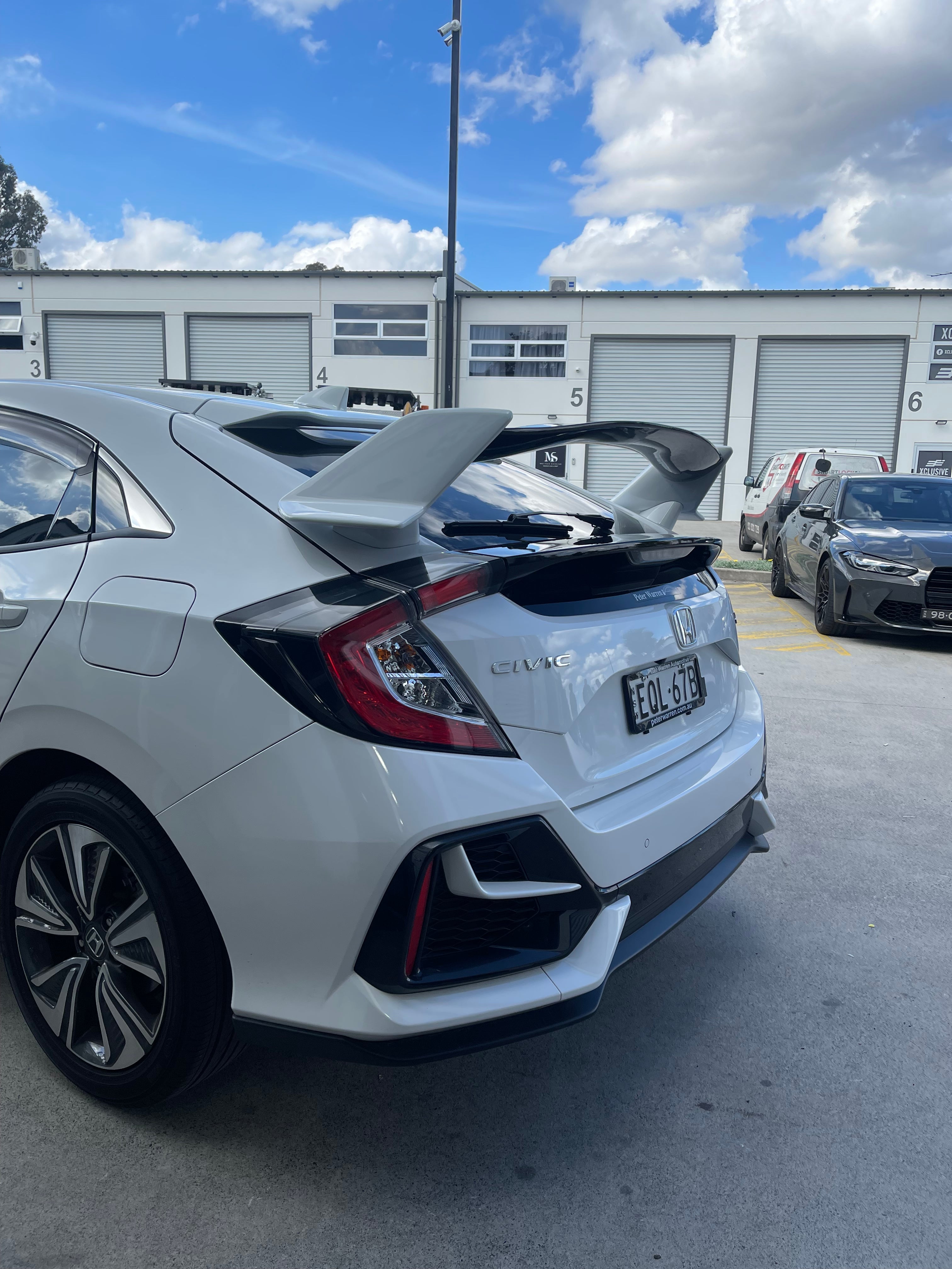 Honda Civic Type R Style ABS Spoiler for Hatchback FK4 / FK5 / FK7