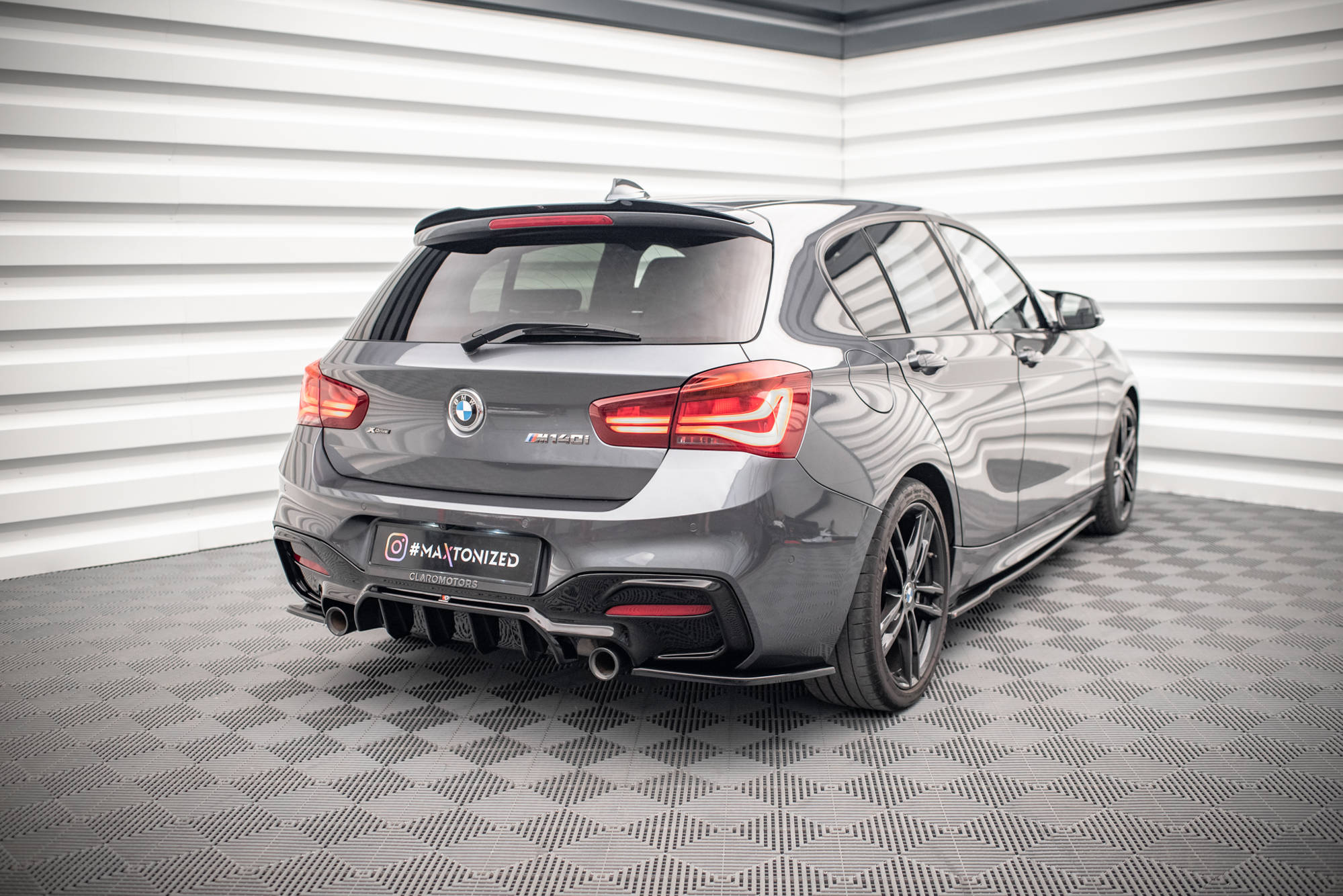 Maxton Design Rear Side Splitters BMW 1 F20 Facelift M-power