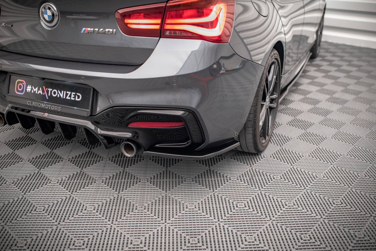 Maxton Design Rear Side Splitters v3 BMW 1 F20 Facelift M-power