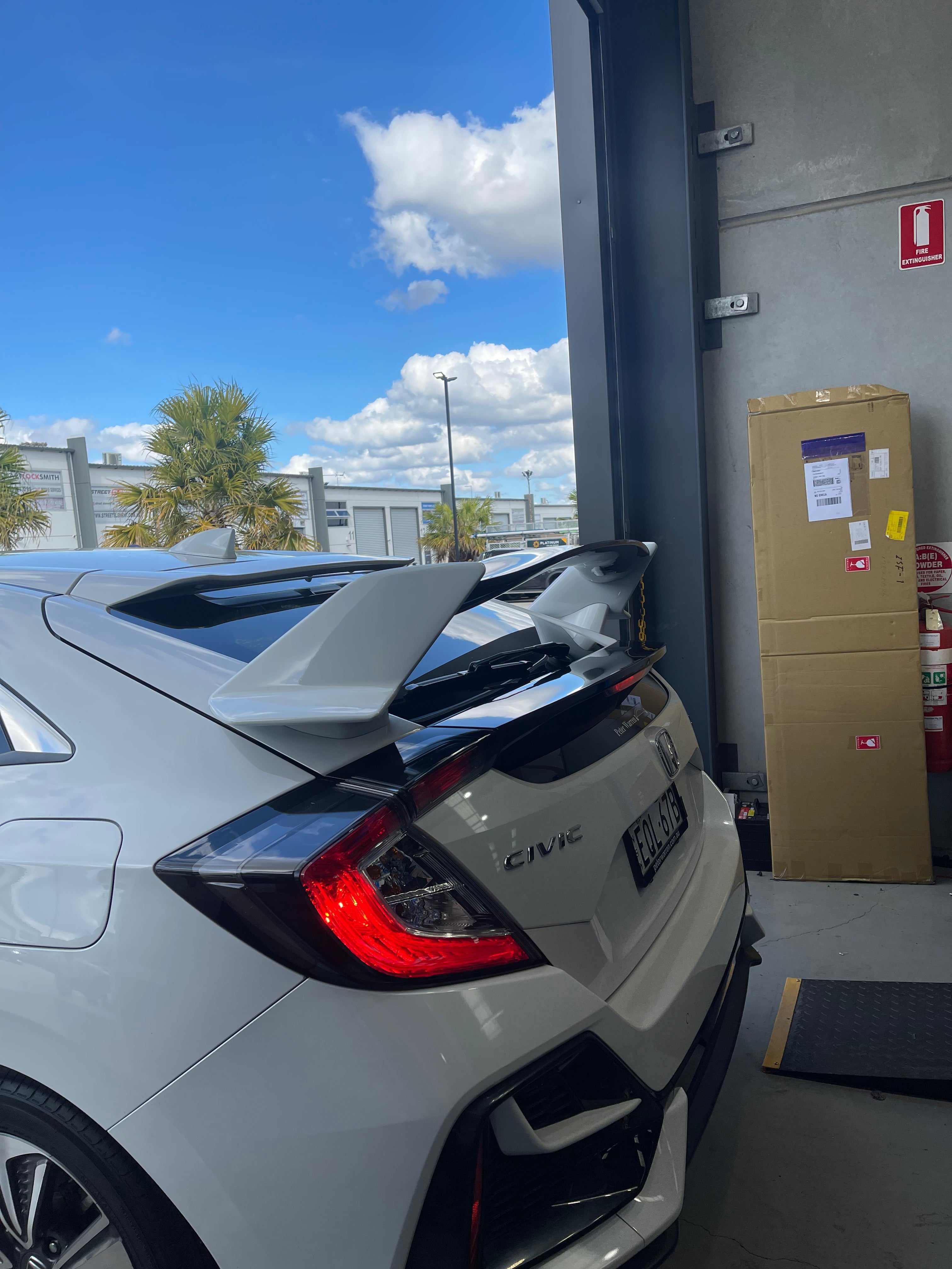 Honda Civic Type R Style ABS Spoiler for Hatchback FK4 / FK5 / FK7