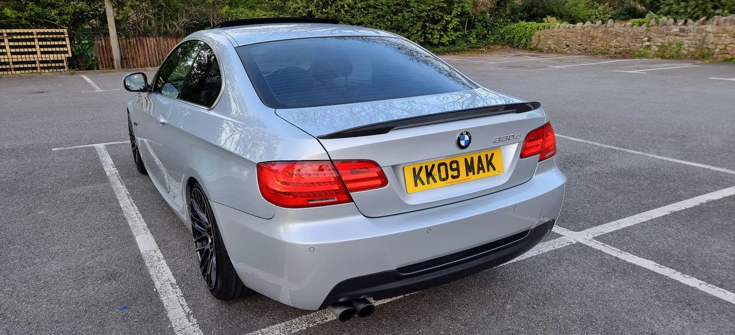 BMW 3 Series E92 – M Performance Style ABS Rear Boot Lip (Gloss Black)