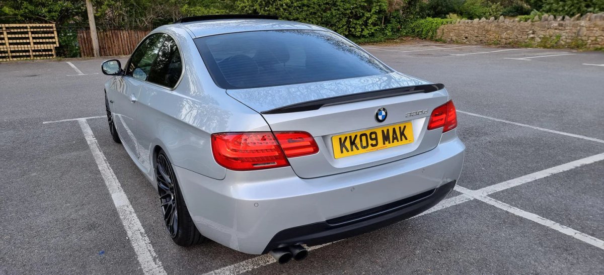 BMW 3 Series E92 – M Performance Style ABS Rear Boot Lip (Gloss Black)