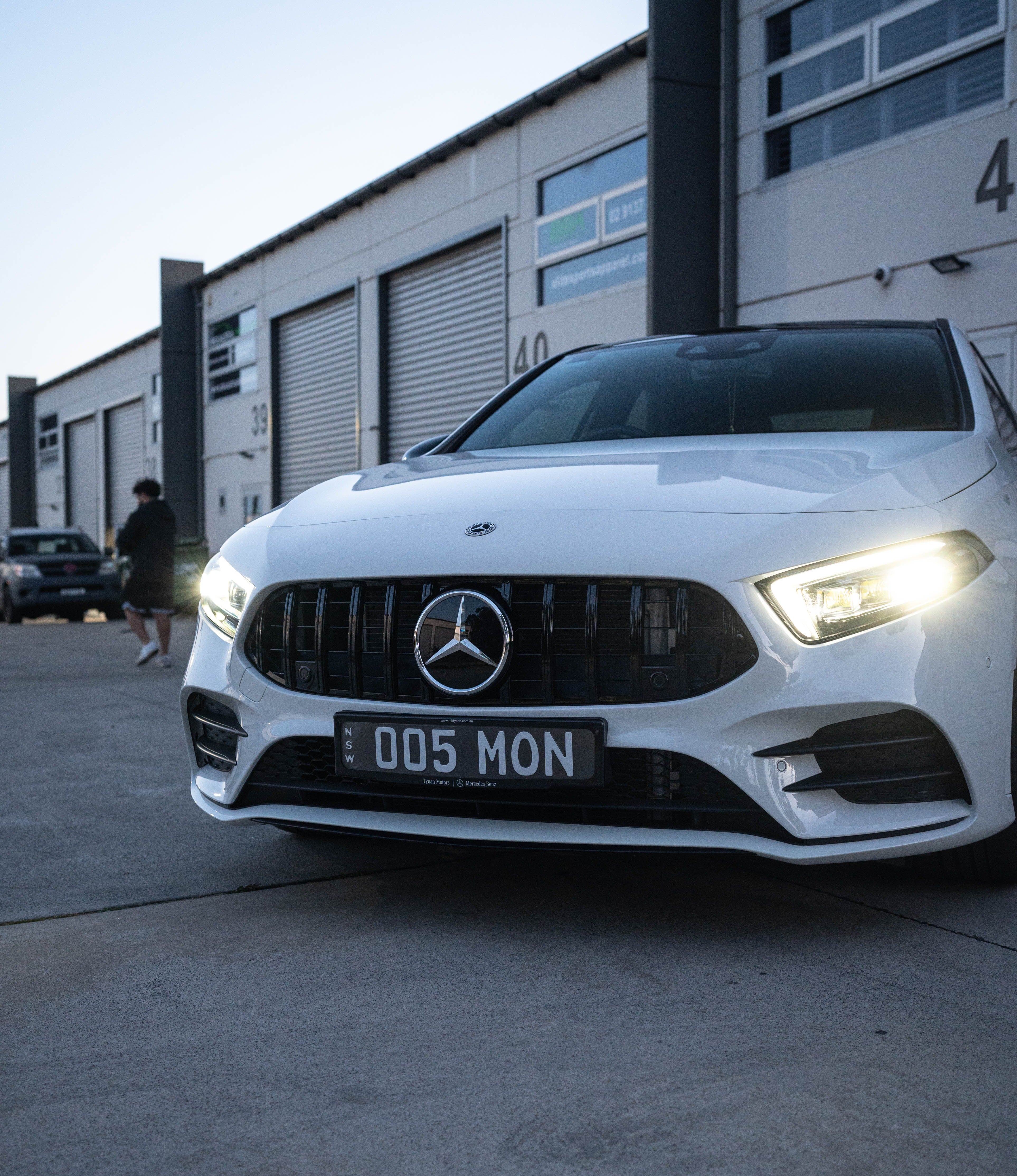 AMG Panamericana Front Grille to suit Mercedes Benz A Class W177 2019-2021 (Without Camera)