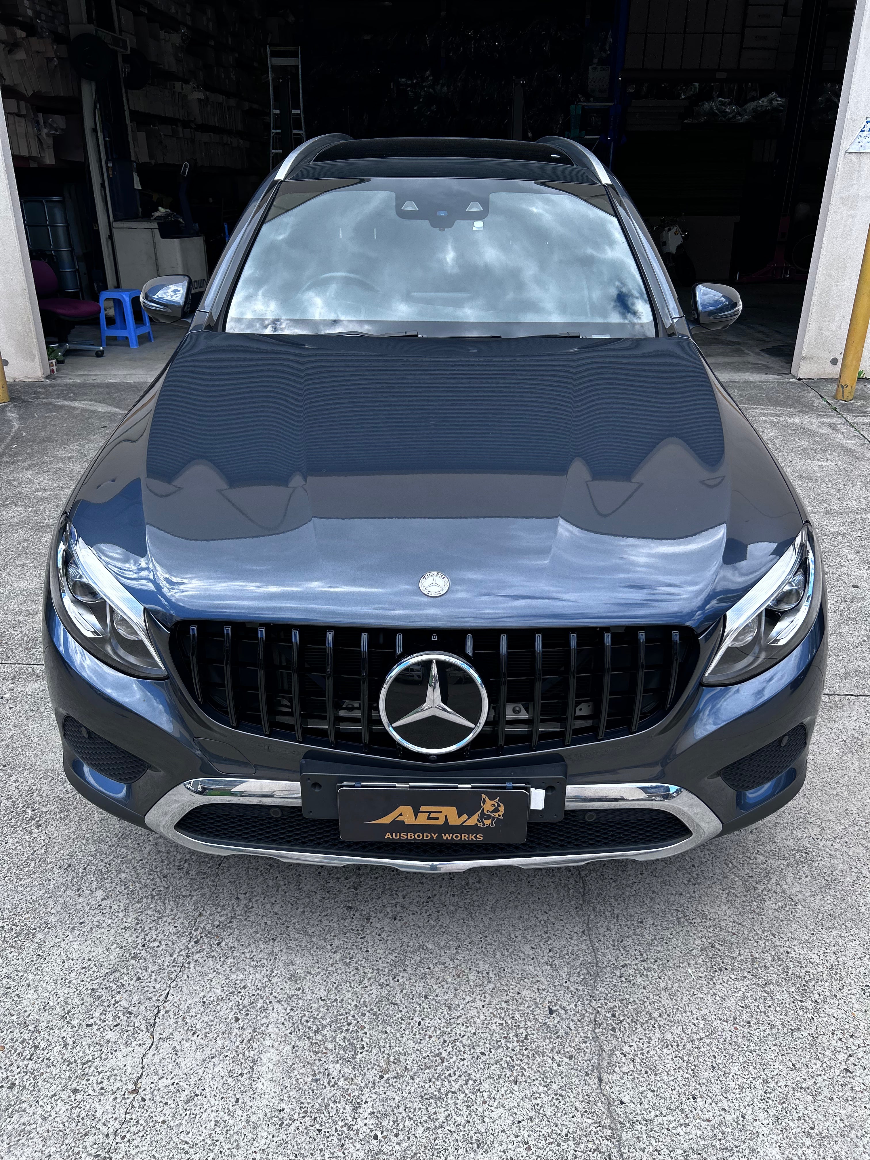 AMG Panamericana Front Grille to suit Mercedes Benz GLC X253/C253 15-19 (Without Camera)