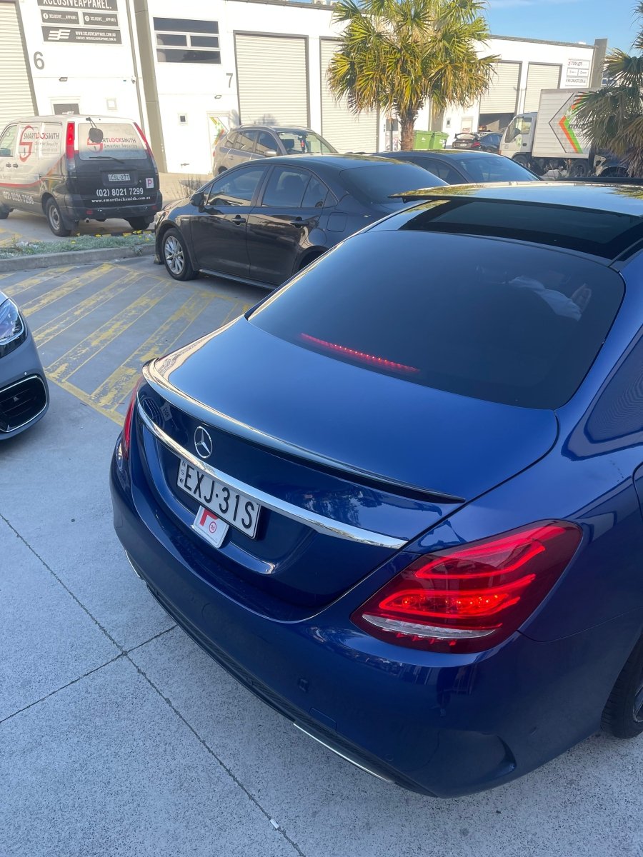Mercedes-Benz C-Class W205 AMG Style ABS Rear Spoiler (Gloss Black)