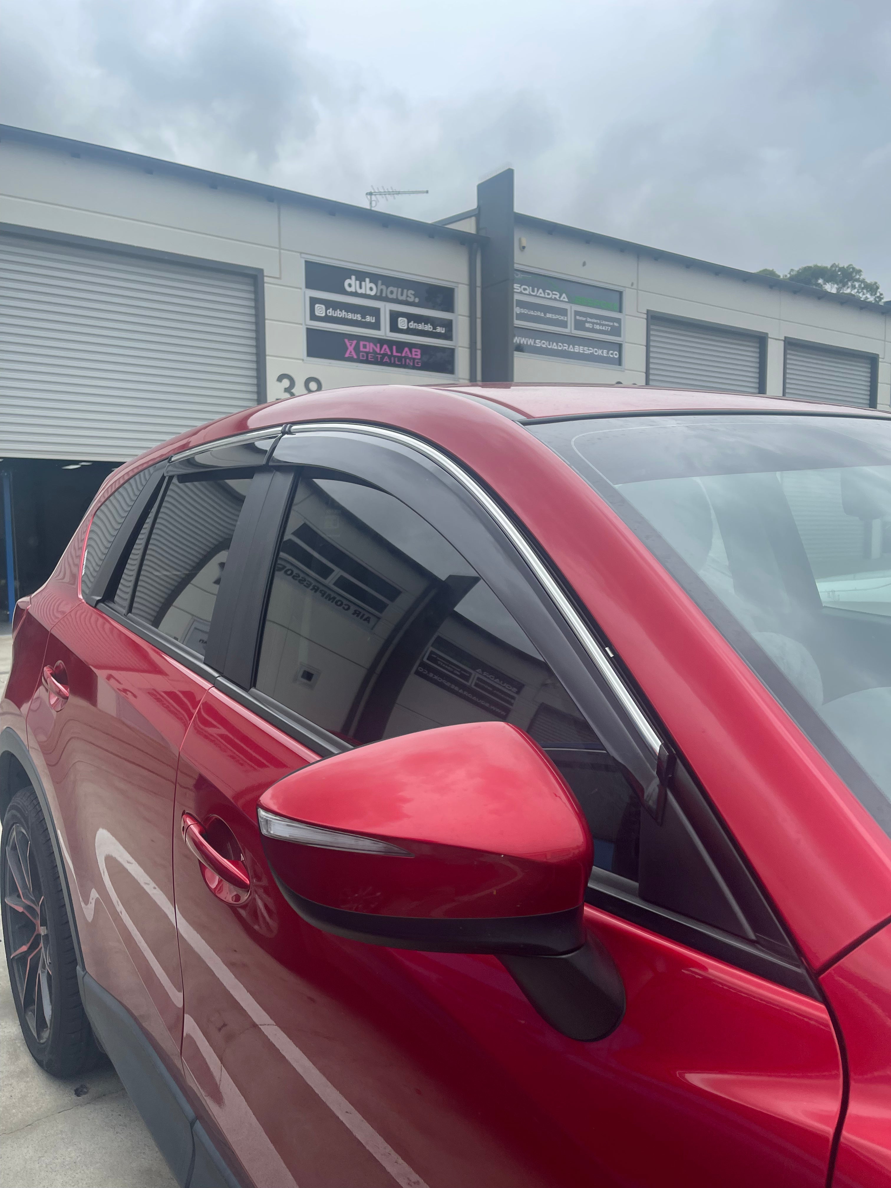 MAZDA CX-5 2012 - 2017 (Chrome Trim) Window Visors | Weather Shields