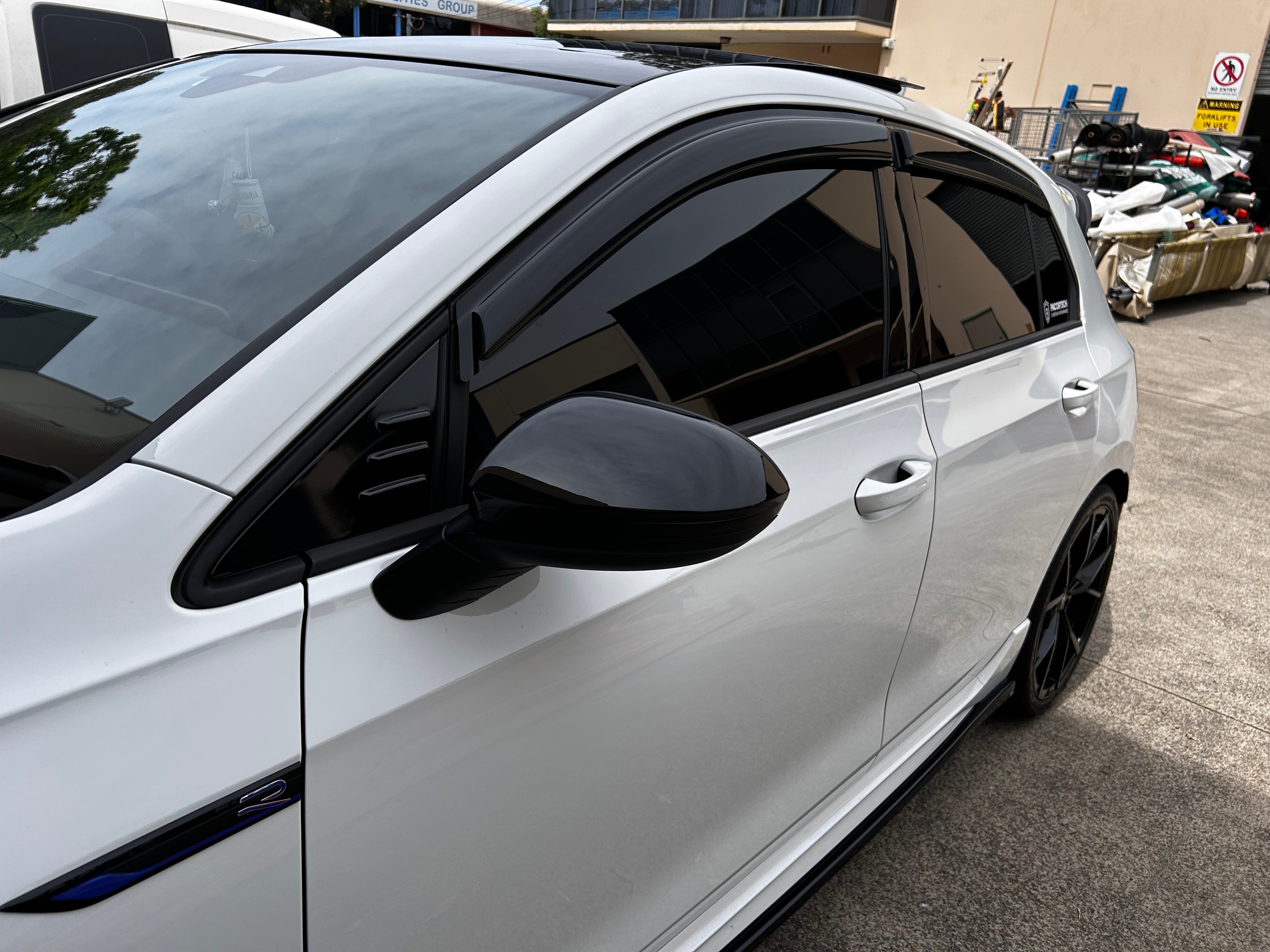 2021-2025 Volkswagen Golf TSI, GTI & R Mk8 All Models Window Visors | Weather Shields