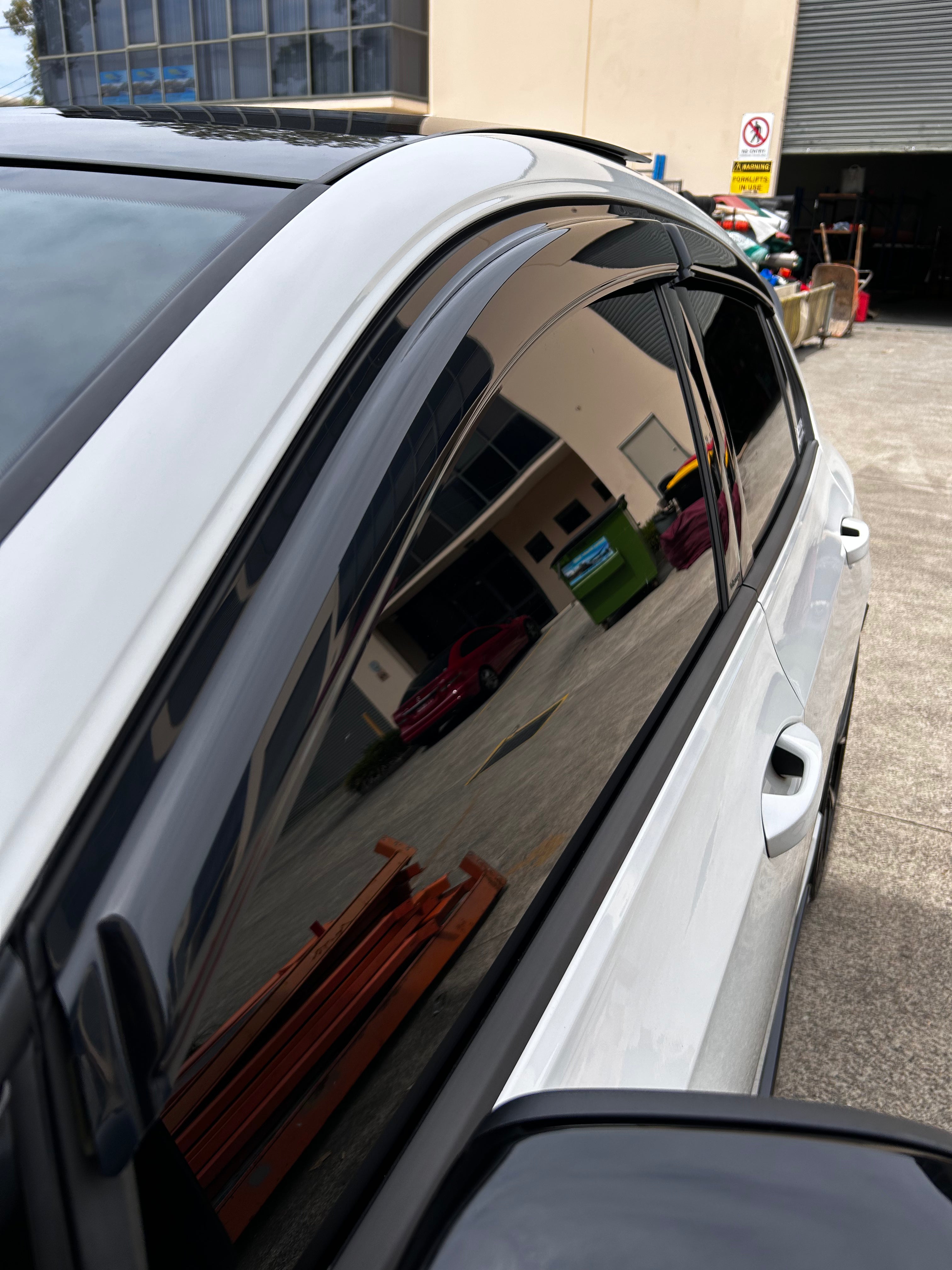 2021-2025 Volkswagen Golf TSI, GTI & R Mk8 All Models Window Visors | Weather Shields