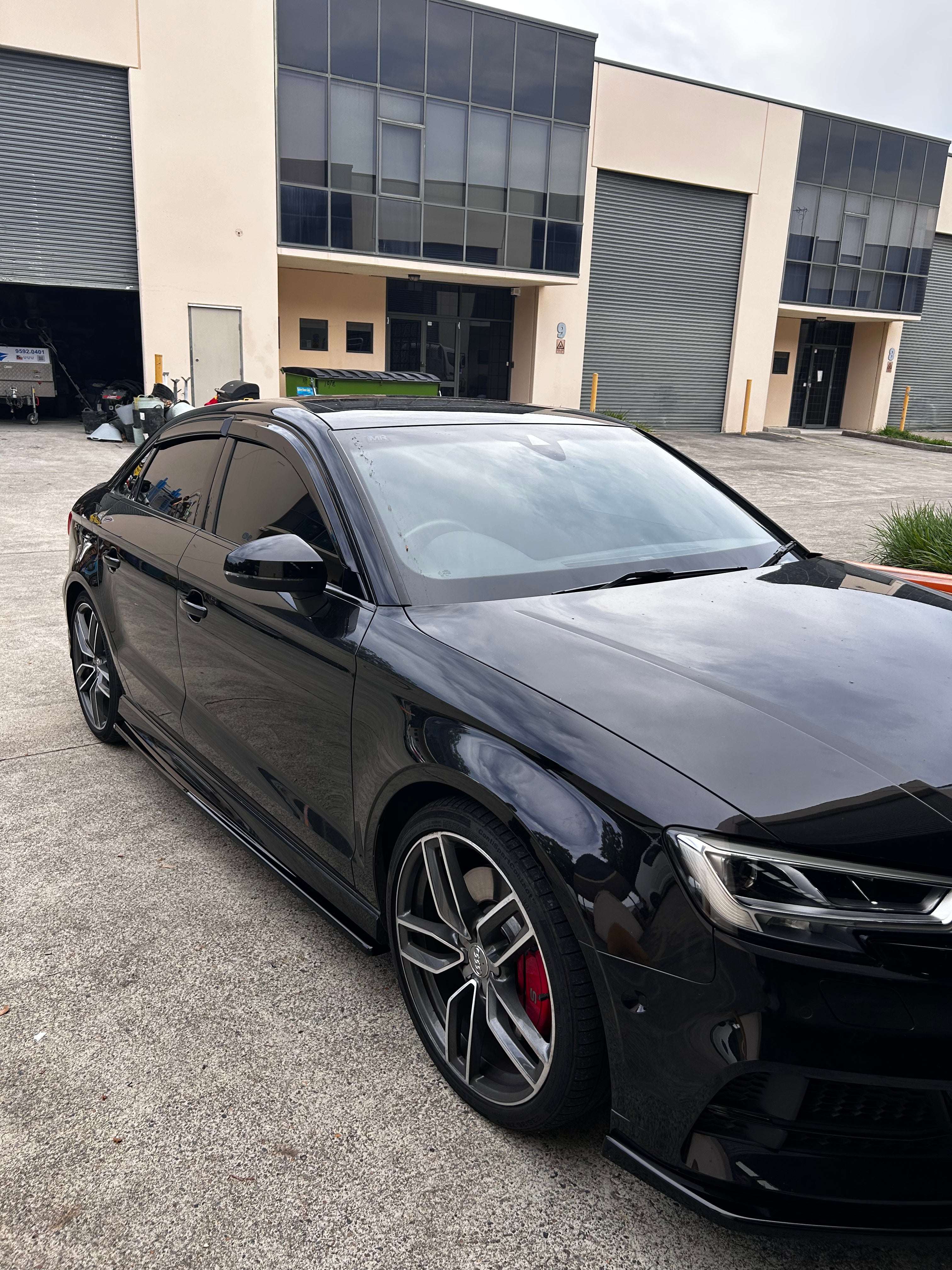 2013 - 2019 Audi A3/S3/RS3 Sedan Window Visors | Weather Shields