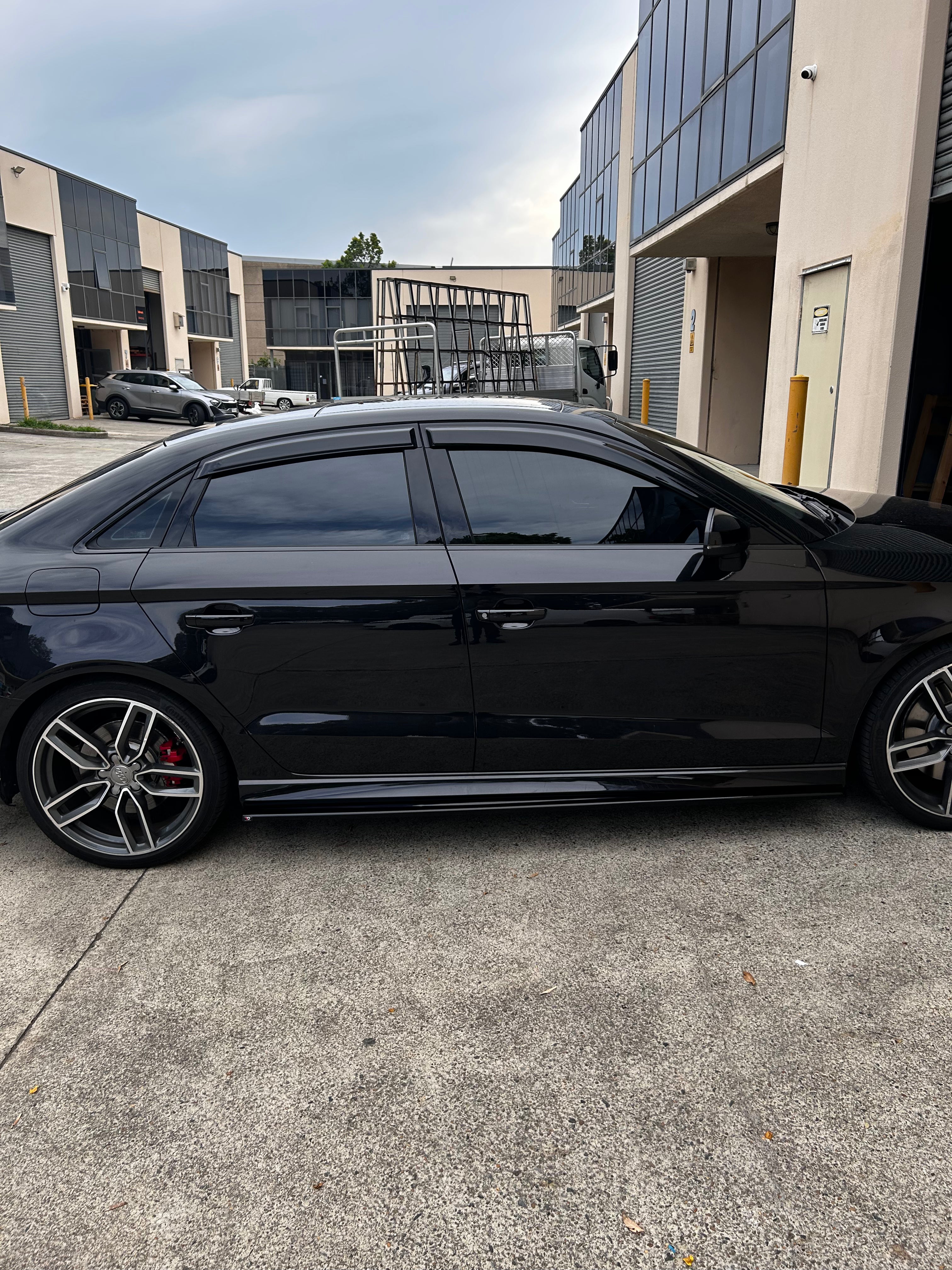 2013 - 2019 Audi A3/S3/RS3 Sedan Window Visors | Weather Shields